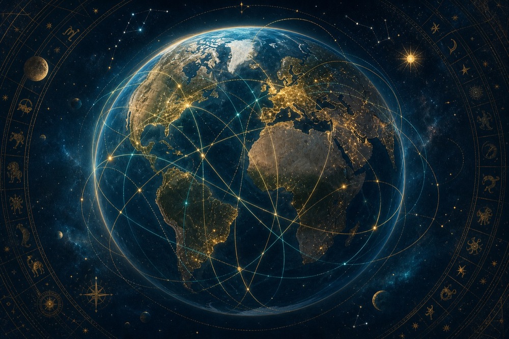 Astrokartografie: Wo Sie laut Ihrem Horoskop leben sollten